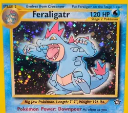 Pokemon TCG Neo Genesis Feraligatr RARE 1 OWNER! No game play, bright holo!! - Image 1