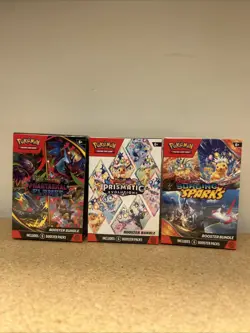 🔥Pokemon Booster Bundles - Phantasmal Flames, Prismatic & Surging Sparks - Image 1