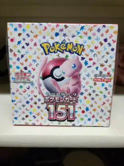 Pokemon 151 Japanese Booster Box Factory Sealed US seller With Shrink READ - Image 1