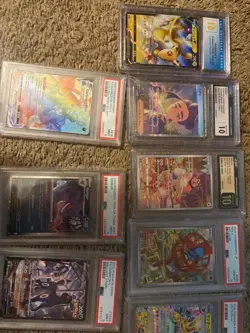 lot of various pokemon graded cards (2 mystery cards for 70 obo 18 graded1 raw!) - Image 4