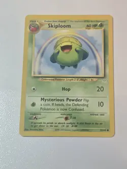 Skiploom 52/64 Neo Revelation Rare Vintage Pokemon Card Skiplume - Image 1