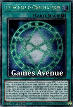 Yu-Gi-Oh ! Le Sceau d'Orichalque MP24-FR015 VF/QUARTER - Image 1