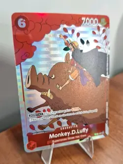 Monkey D. Luffy Holo Alt Art Rare One Piece TCG Gift Collection 2023 P-001 - Image 2