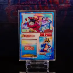 Monkey D Luffy Premium 3D Lenticular Card One Piece CCG 3D-001 - Image 1