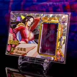 Boa Hancock Trading Card JP Acetate Crack Ice Holo Premium Foil One Piece - Image 1