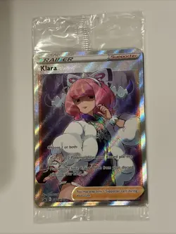 Klara (Full Art) SWSH302 SWSH: Sword & Shield Holo SEALED PROMO Pokemon Card - Image 1