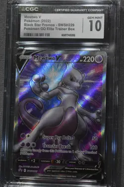 Mewtwo V SWSH229 SWSH: Sword & Shield Promo Cards Holo - Image 1