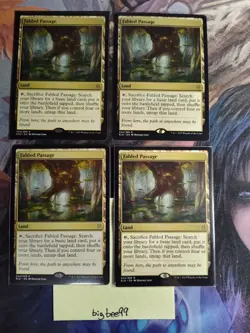 4x Fabled Passage Throne of Eldraine Regular - Image 1