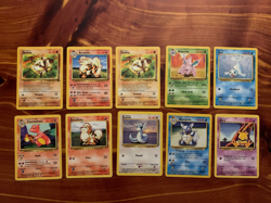 10 VINTAGE Pokemon Cards from Classic WOTC Sets!! - Image 1