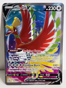 Ho-oh V 187/195 - Full Art - Silver Tempest - Pokemon TCG - - Image 1