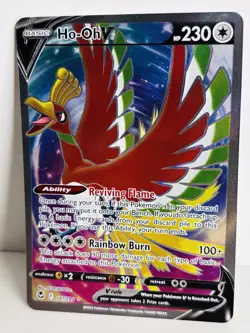 Ho-oh V 187/195 - Full Art - Silver Tempest - Pokemon TCG - - Image 2