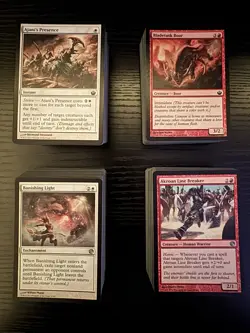 MTG Magic Journey Into Nyx Complete Common Uncommon Set x4 NM/MT Playset - Image 1