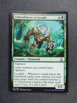 Embodiment of Insight Foil - Mtg Magic Cards #55S - Image 1