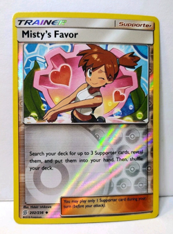 POKEMON MISTY'S FAVOR 202/236 REVERSE HOLO TRAINER UNIFIED MINDS LP-NM - Image 1
