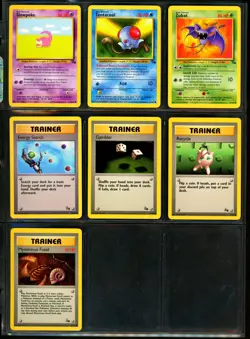 1999 Pokemon JUNGLE & FOSSIL Set COMPLETE Unlimited Edition COMMON Cards Lot NM+ - Image 5