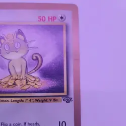 Meowth - 56/64 - Jungle Set - Gold Border US Promo - Pokemon Card - Image 4