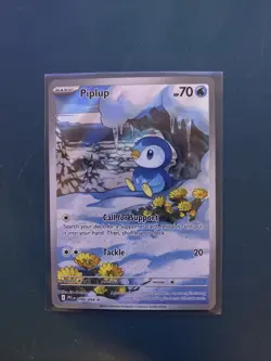 Pokemon TCG Piplup Holo Secret Rare Card PFL 098/094 Nm Near Mint - Image 1