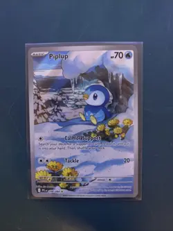 Pokemon TCG Piplup Holo Secret Rare Card PFL 098/094 Nm Near Mint - Image 2