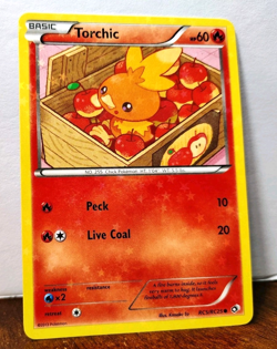 POKEMON TORCHIC RC5/RC25 LEGENDARY TREASURES RADIANT COLLECTION LP - Image 1