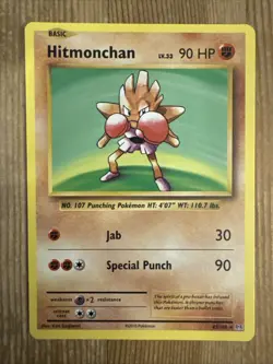 Pokemon TCG Hitmonchan Theme Deck Exclusives 62/108 Regular Exclusive NM - Image 1