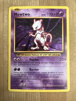 Pokemon TCG Mewtwo XY Evolutions 51/108 Cracked Ice Holo Rare VLP - Image 1