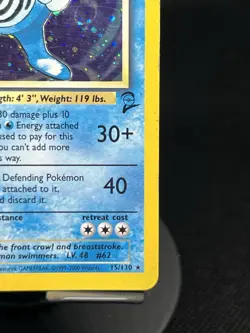 Pokemon TCG Poliwrath Base Set 2 Holo Rare HP - Image 4