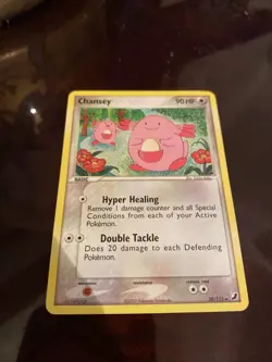 Chansey 20/115 Regular Rare Pokemon Trading Card TCG Unseen Forces - Image 1