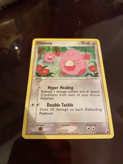 Chansey 20/115 Regular Rare Pokemon Trading Card TCG Unseen Forces - Image 2