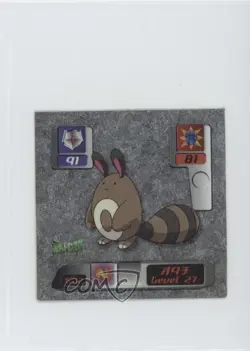 Sentret Amada Pokemon Retsuden Hyper Sticker Collection Part 3 #602 2000 - Image 1