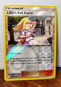 POKEMON LILLIE'S FULL FORCE 196/236 REVERSE HOLO COSMIC ECLIPSE LP - Image 1