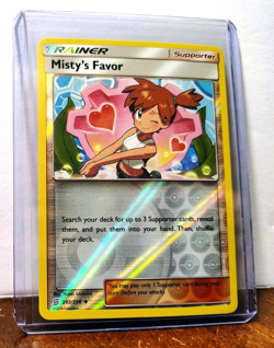 POKEMON MISTY'S FAVOR 202/236 REVERSE HOLO TRAINER UNIFIED MINDS NM NEAR MINT - Image 5