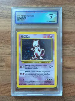 Mewtwo | 10/102 | Base Set | Pokemon TCG | WOTC | 1999 | Holo | 7 - Near Mint - Image 1