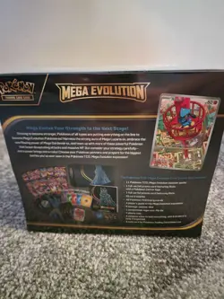 Pokemon TCG Mega Evolutions Lucario Pokemon Center ETB Elite Trainer Box Sealed - Image 2