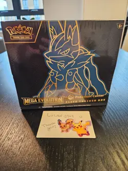 Pokemon Center Mega Evolution Lucario Elite Trainer Box ETB Sealed Brand NEW! - Image 1