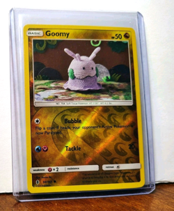 POKEMON GOOMY 94/145 REVERSE HOLO GUARDIANS RISING LP AMIGURUMI ASAKO ITO - Image 5