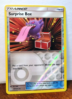 POKEMON SURPRISE BOX 187/214 REVERSE HOLO UNBROKEN BONDS GENGAR LP - Image 1