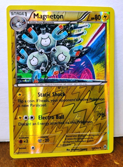 POKEMON MAGNETON 53/162 REVERSE HOLO BREAKTHROUGH NM NEAR MINT TOMOKAZU KOMIYA - Image 1