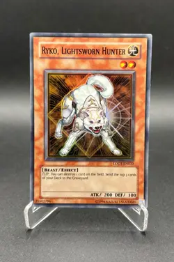 Ryko, Lightsworn Hunter LODT-EN022 - Super Rare Unlimited YuGiOh - LP - Image 1