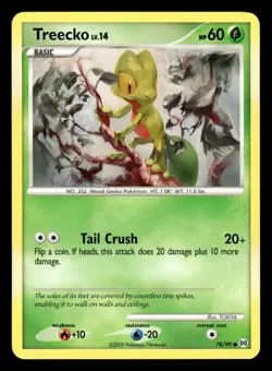 Treecko 78/99 Common Platinum Arceus Pokemon Card - Image 1