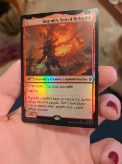 MTG: Rograkh, Son of Rohgahh FOIL, NM Secret Lair Drop Legendary Creature Card!! - Image 1
