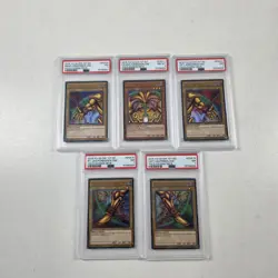Yu-Gi-Oh TCG Exodia The Forbidden One PSA 7-8 YGLD 1st Editon 5 Card Lot Set - Image 1