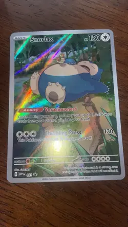 Snorlax 051 Sv: Scarlet & Violet Promo Cards Holo - Image 1