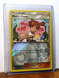 POKEMON MISTY'S FAVOR 202/236 REVERSE HOLO TRAINER UNIFIED MINDS LP - Image 5