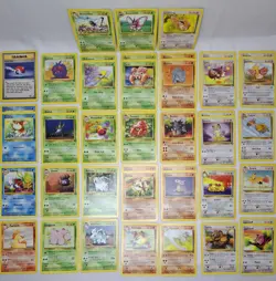45 Vintage WOTC Pokemon Jungle Card Lot Rare/Uncommon/Common NM-LP - Image 1