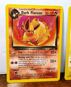 POKEMON TEAM ROCKET EEVEELUTIONS DARK FLAREON 35/82 JOLTEON 38/82 VAPOREON 45/82 - Image 2
