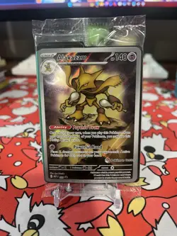 Alakazam 009 (Pokemon Center Exclusive) Black Star Promo Mega Evolution SEALED - Image 1