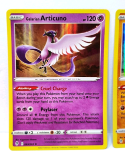 POKEMON LEGENDARY BIRDS GALARIAN MOLTRES ZAPDOS ARTICUNO HOLOS EVOLVING SKIES - Image 2