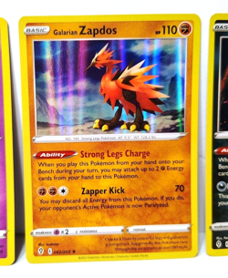 POKEMON LEGENDARY BIRDS GALARIAN MOLTRES ZAPDOS ARTICUNO HOLOS EVOLVING SKIES - Image 3