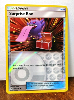 POKEMON SURPRISE BOX 187/214 REVERSE HOLO UNBROKEN BONDS GENGAR LP-NM - Image 1