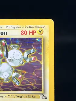 Pokemon TCG Magneton 11/62 Fossil Holo Rare HP - Image 3